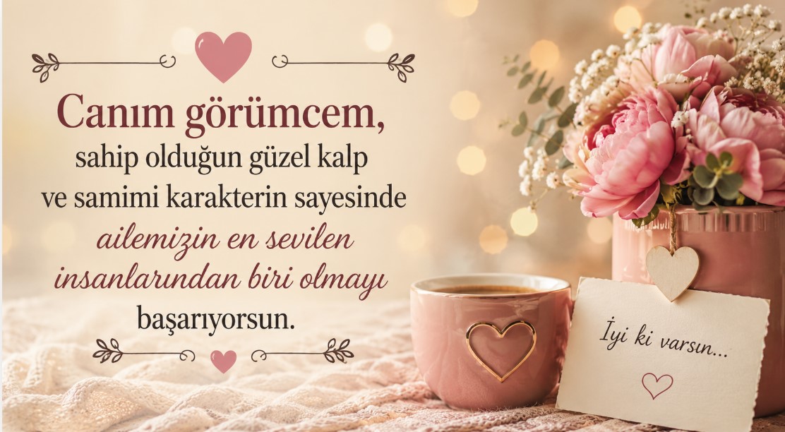 görümceye güzel sözler