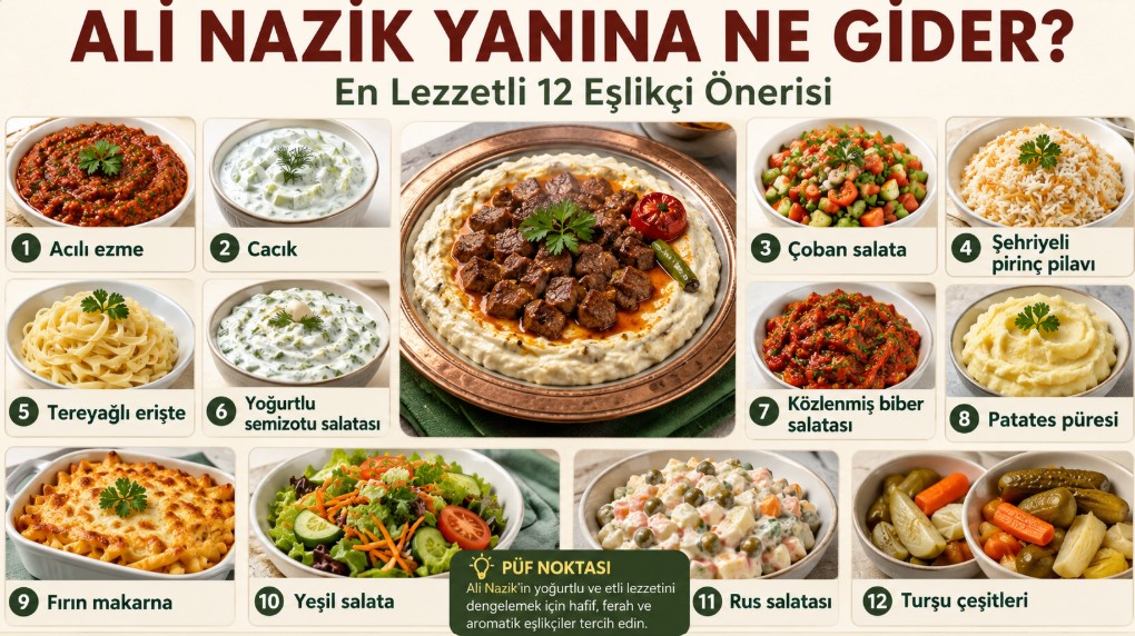 ali nazik yanına ne gider