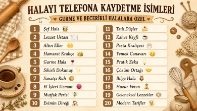 halayı telefona kaydetme isimleri