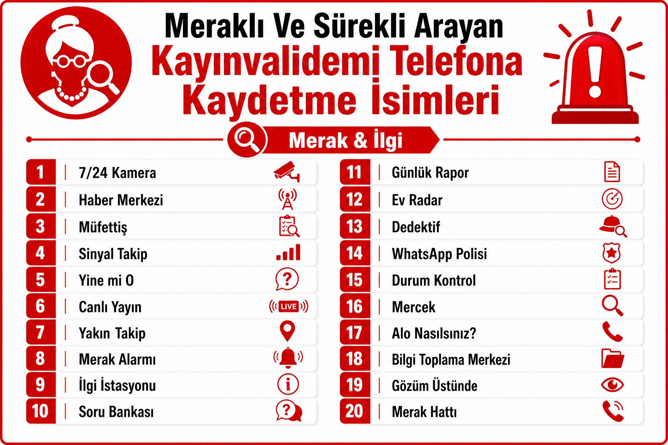 Meraklı Ve Sürekli Arayan Kayınvalidemi Telefona Kaydetme İsimleri