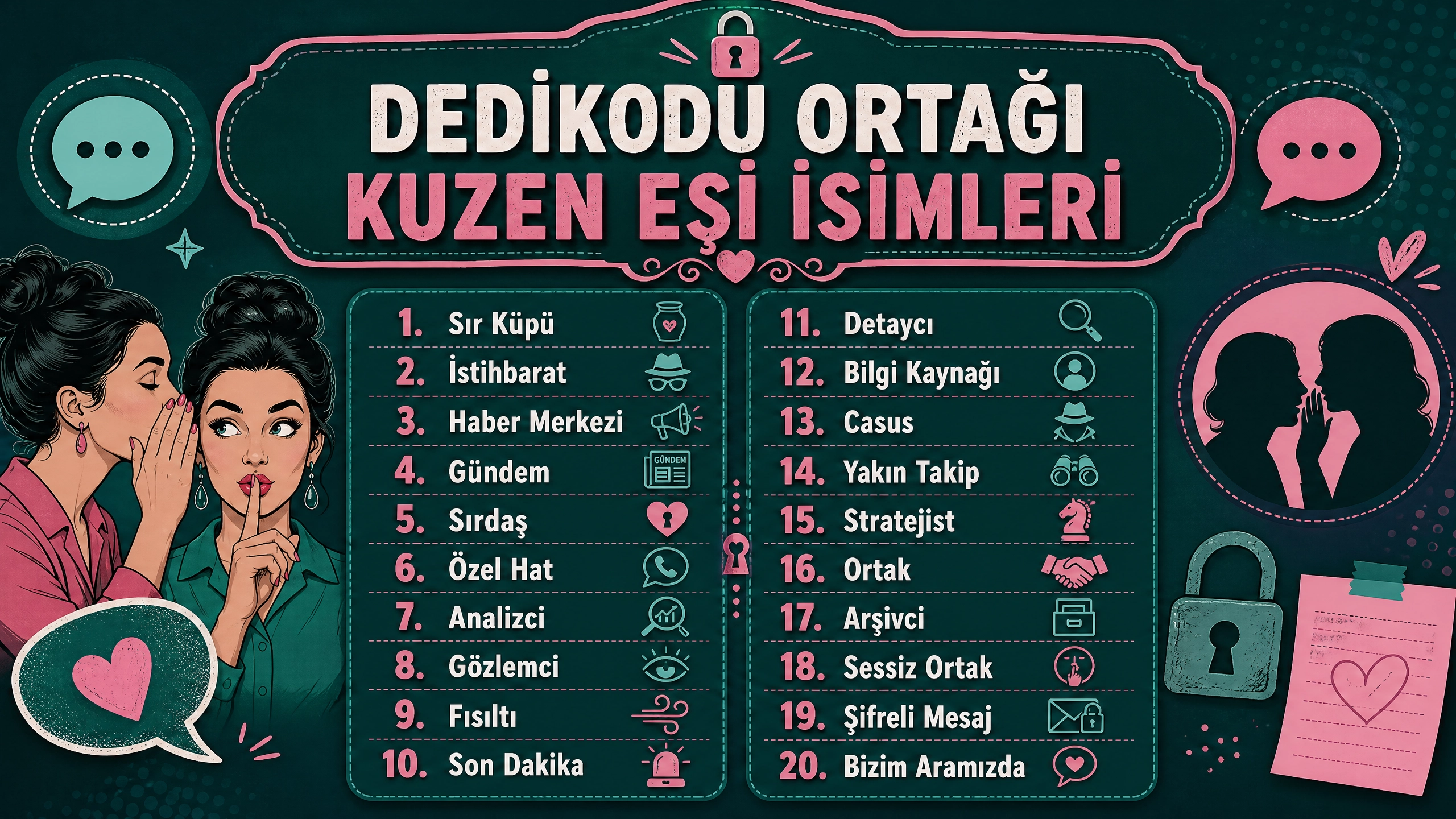 Dedikodu Ortağı Kuzen Eşini Telefona Kaydetme İsimleri