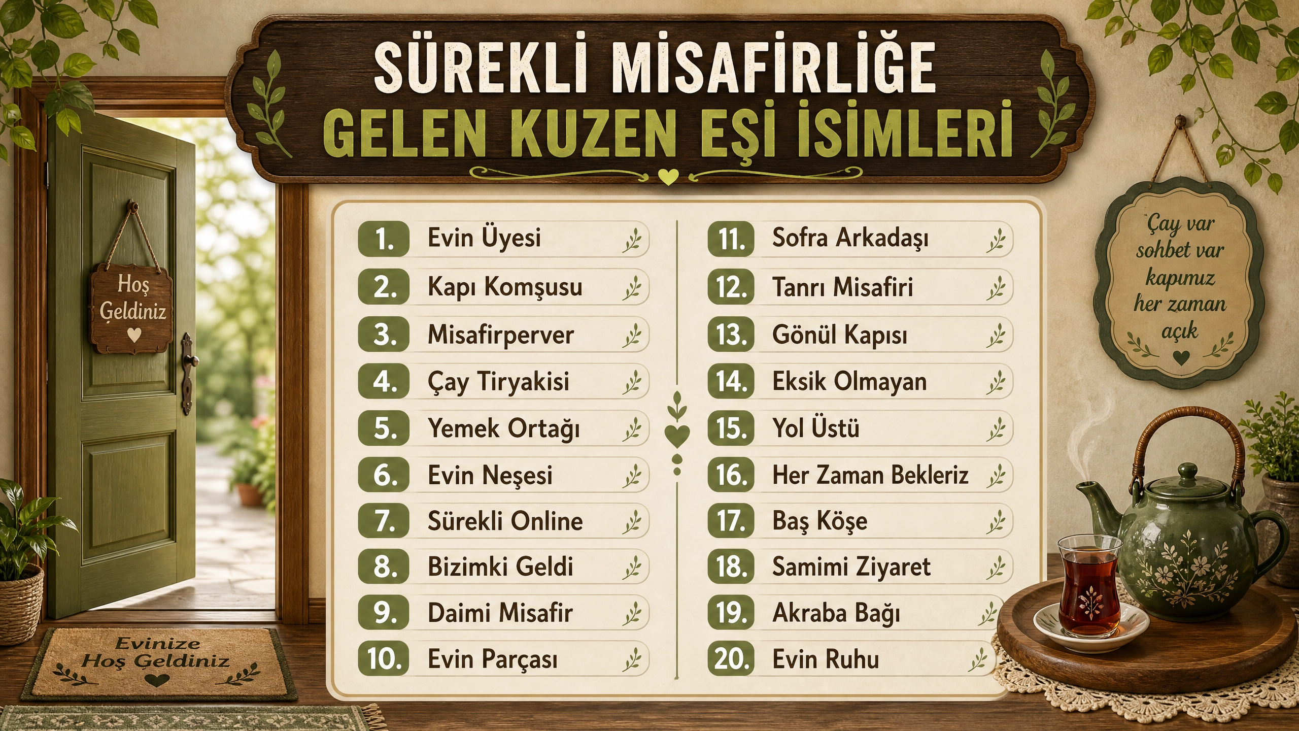 Sürekli Misafirliğe Gelen Kuzen Eşini Telefona Kaydetme İsimleri